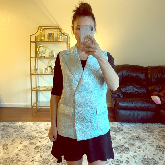 Gorgeous double breasted jacquard jacket - Picture 1 of 8